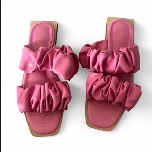 Circus by Sam Edelman Pink Ruffle Sandals